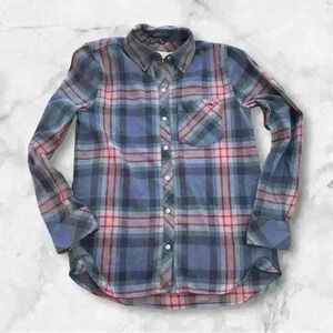 VINEYARD VINES  Bluffs Plaid Button Down Shirt Size 00